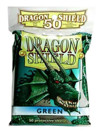 Dragon Shield Sleeves: 50Ct Card Game, Green
