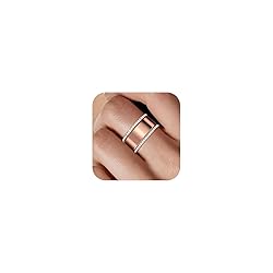 ZOOROO 2-Pack 14K Gold Plated Stacking Rings for