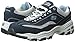 Skechers Sport Women's D'Lites Memory Foam Lace-up Sneaker,Navy/White,11 M US