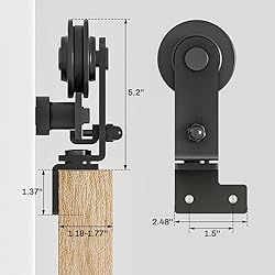 AONAYIOA 36"/3FT Bi-Folding Sliding Barn Door