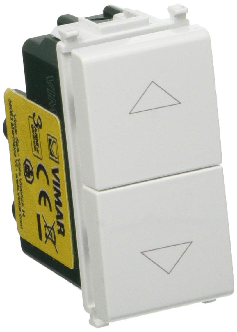 VIMAR 0r14062 Two Buttons 1P No + No10 A, White