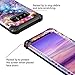 Casetego Compatible with Galaxy Note 8 Case,Floral Three Layer Heavy Duty Hybrid Sturdy Shockproof Full Body Protective Cover Case for Samsung Galaxy Note 8,Purple Mandala