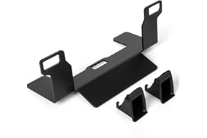 JHKLS ISOFIX Universal Car Seat Mount Bracket, Child Safety Car Seat Latch Anchor Kit, Steel Seat Latch Interface Bracket, ISOFIX Belt Connector for Commercial Vehicles, and Caravans, 12.6*5.43*4.3"
