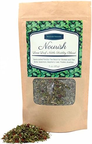 100% Organic Loose-Leaf Nettle Tea Blend with Mint, Raspberry, Rosehips