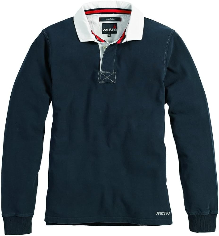 Musto Long sleeve rugby shirt Navy S Amazon.de Bekleidung