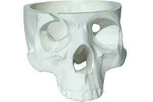INFMETRY Unique Skull Yarn Bowl Holder Storage for Crocheting Crochet Knitting Accessories 3D Printed