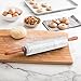 Flexzion White Marble Rolling Pin, 10-inch with Wooden Handle and Holder Base Stand, Marble Rolling Pin for Baking Pastry Pizza Dough Roller Fondant Cookie Pie Crust Pasta Bakery Roller Pin