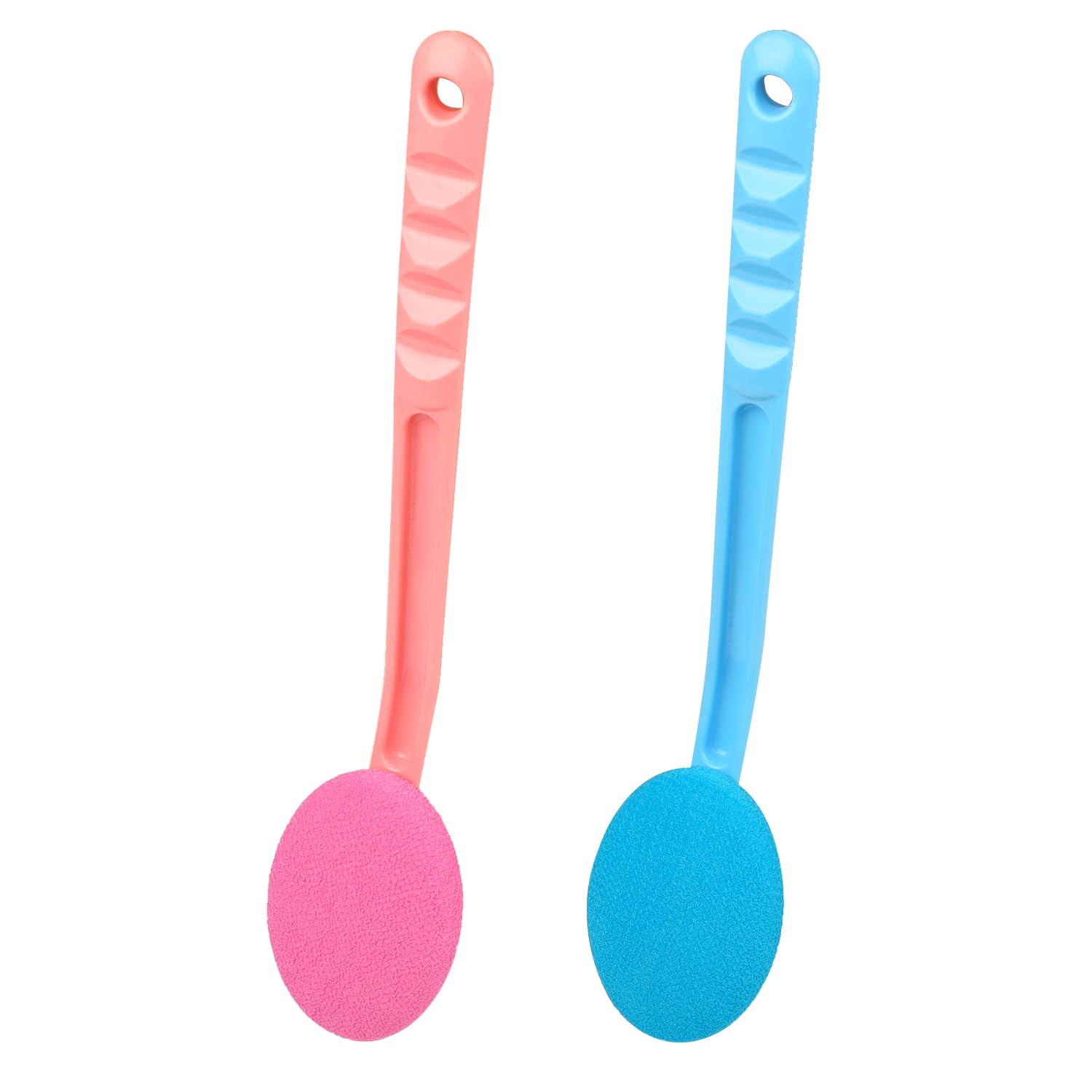 MEISH 2 Pieces Back Washers Lotion Applicator for Back Detachable Body Brush for Portable Travel