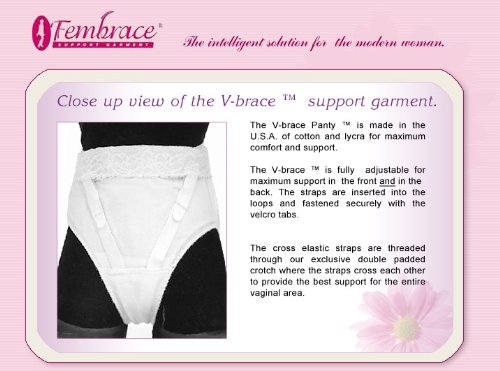 V-Brace Feminine Support for Vulvar Varicosities and Genital Prolapse (4X-Large)