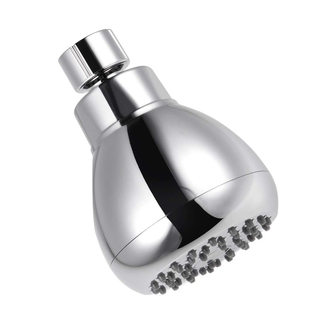 sourcing map Shower Head - G1/2 Threaded 70mm Dia Wire Drawing Finish- Rainfall Shower Heads