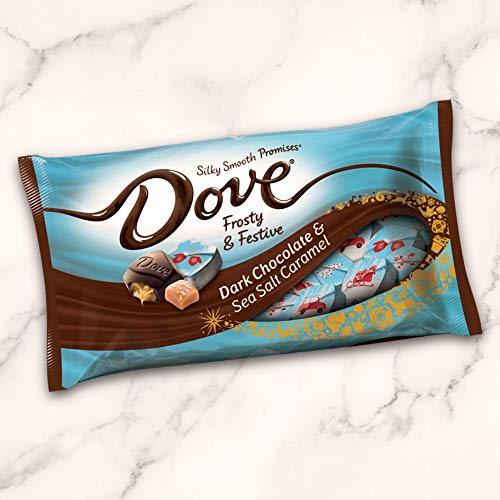 DOVE PROMISES Dark Chocolate Sea Salt Caramel Holiday Candies, 7.94oz