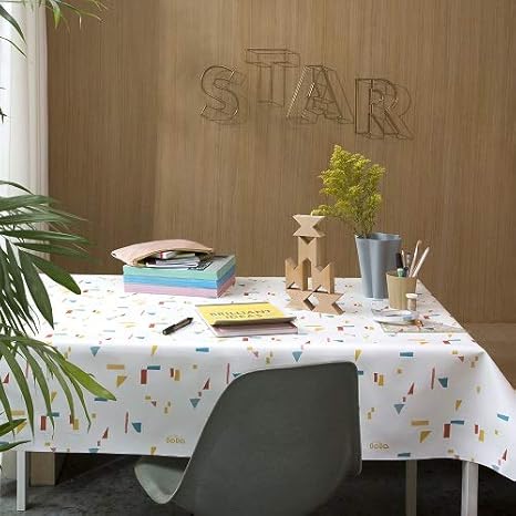 Amazon Lola ロラ テーブルクロス 高級 ベルギー製 防水 塩ビ10 単位切売 最低50 数量5 Bricks 積み木模様 ホワイト色 Lal01517 テーブルクロス オンライン通販
