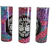 Fuck Around and Find Out stainless steel 20 ounce Hot/Cold travel tumbler drinking mug
