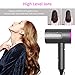 Hair Dryer, slopehill Professional Salon Negative Ions Hair Blow Dryer for Fast Drying, Lightweight Bioceramic with Powerful Hot/Cool Wind, 3 Magnetic Attachments,UL Approved