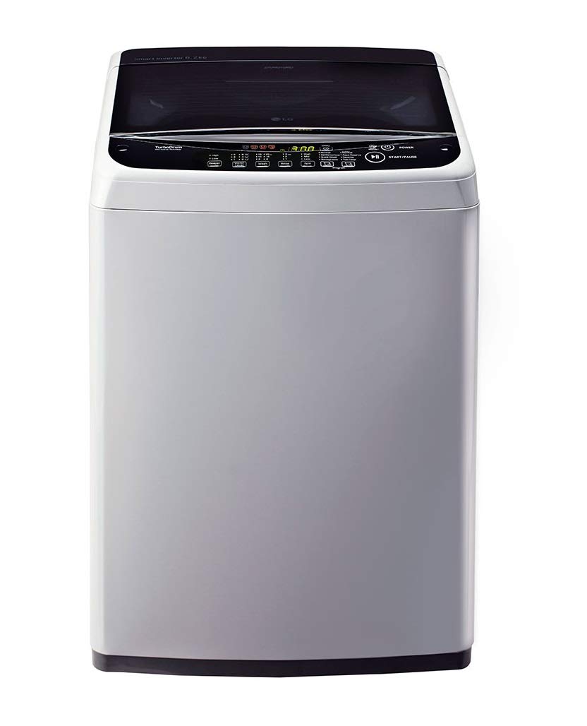 LG 6.2 kg Inverter Fully-Automatic Top Loading Washing Machine (T7281NDDLG/ T7288NDDLG/GD, Middle Free Silver)