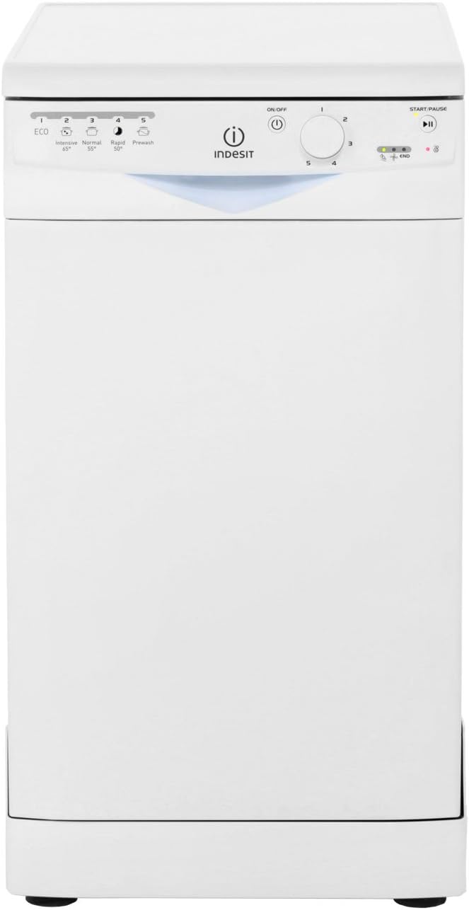 indesit slimline dishwasher black