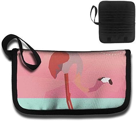 Cute Flamingo Travel Passport Wallet Document Organizer Card Case