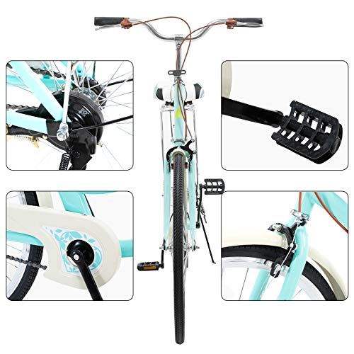 Beach Cruiser Bikes 26 inch Classic Retro Bicycles for Women