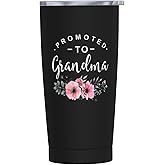 Yipaidel Promoted To Grandma 20 OZ Travel Coffee Mug, Funny Gift For Nana, Mimi, Grandma To Be, Grandmother - Cool Present For Grammy On Birthday, Mothers Day, Christmas, Valentine Day