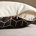Pack of 4 MUILEE Decorative Three-Dimensional Small Diamond Throw Pillow Unique Design Covers Cushion Case Shell Pillow Case for Car Sofa Bed Couch