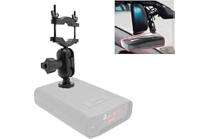 ChargerCity AccessoryBasics Rear View Mirror Mount for Radenso DS1 Extreme Range Radar Detector (Please Note The This Holder Will Need 1" of Clear stem Space to Setup)