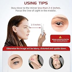 Round 30X Magnifying Mirror, 6'' Makeup Magnifying
