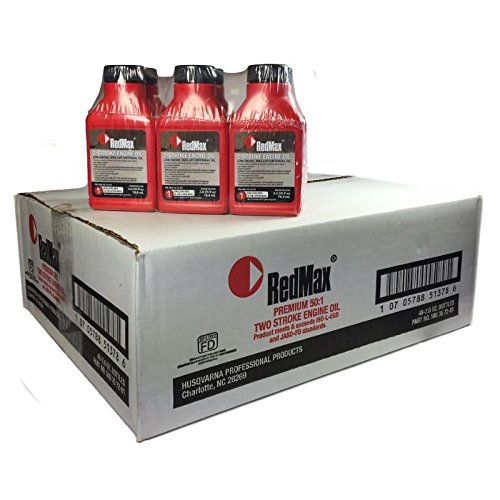 RedMax Case of 48 OEM MaxLife 2-Cycle Oil 2.6oz 1 Gallon Mix 580357201