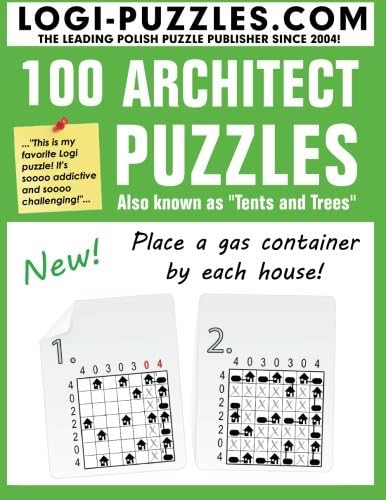 100 Architect Puzzles: Tents and Trees