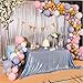 Eternal Beauty Baby Blue Sequin Tablecloth, 60x120-inch Rectangle Glitter Table Cloth for Birthday Party Wedding Decoration