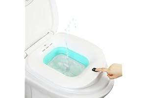 DANGJUACUA Electric Sitz Bath- Foldable Postpartum Care Basin, Sitz Bath Tub for Soothes and Cleanse Vagina & Anal, Hemorrhoids and Perineum Treatment, Suitable for Maternity, Pregnant Women, Elderly (Spout)