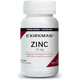 Kirkman Zinc Bio, 20 mg, 100 Capsules | Bio-Max Zinc, Immune Defense, Wound Healing, Nutrient Metabolism, Digestive Support, Advanced Absorption, Hypoallergenic