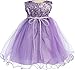 Little Baby Girl Dress Stunning Sequin Tulle Infant Toddler Flower Girl Dress
