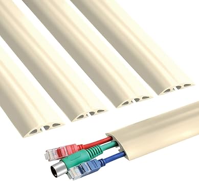 Amazon Com Floor Cable Cover 15 6in X 5 Durable Cord Cover For