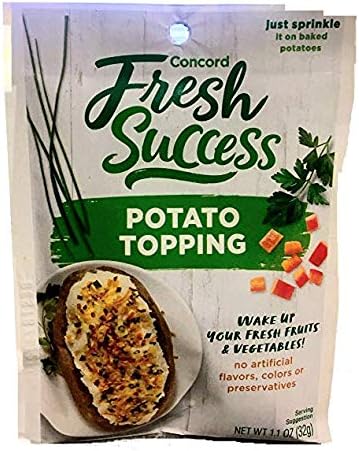 Concord Farms Potato Topping, 1.1oz Packet (VALUE Pack of 18 Pouches)