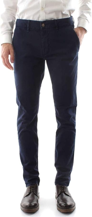 Guess Panatalon Chino Homme Daniel M83b29 Bleu Navy Amazon Co Uk Clothing