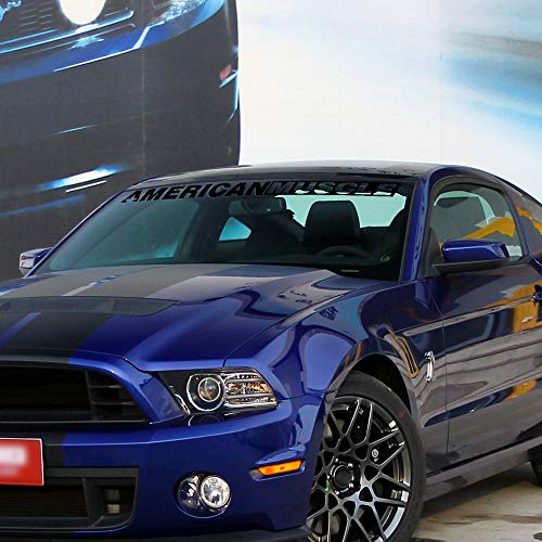 Charminghorse 2 Pieces Americanmuscle Bold Text Gt Front Rear