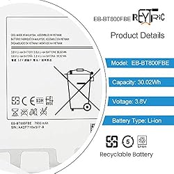 REYTRIC EB-BT800FBU/FBE Battery Compatible for