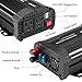 LESHP 400W Power Inverter DC 12V to AC 110V Car Adapter with 4.8A 2 USB Charging Ports