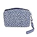 Damara Womens Vintage Sakura Zipper Change Purse,Blue