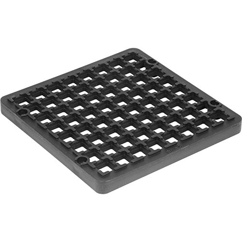 Drain Cover 160mm x 160mm Square Gully Grid Black