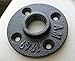 3/4'' Malleable Black Iron Floor Flange Threaded Bearing Pipe Fittings for Industrial Furniture/DIY Decor (3/4 inch) 10 Pack Flanges - by NODNAL Co.