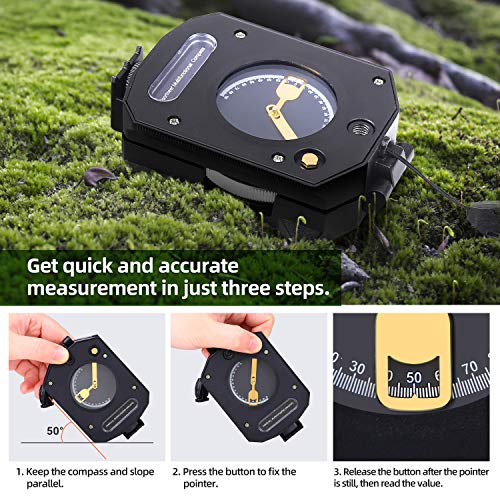 Compass Scope Sportneer Lightweight Military Lensatic Sighting Compass with ...