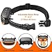 Pop Dog Bark Collar [2018 Version] No Bark Collar Dog Small/Large Bark Collar with Beep Vibration, 7 Sensitivity Levels, Harmless and Humane NO SHOCK … (orange)