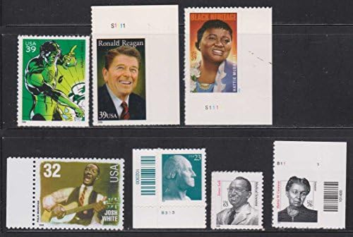 Green Lantern Ronald Reagan Mattie McDaniel Josh White Jonas Salk Hattie Caraway US Postage Stamps