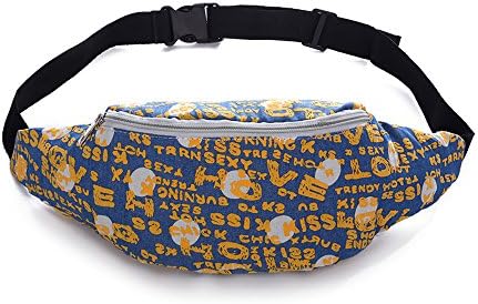 Fashion denim belt bag jeans waist packs women's waist bags travel fanny packs (20)
