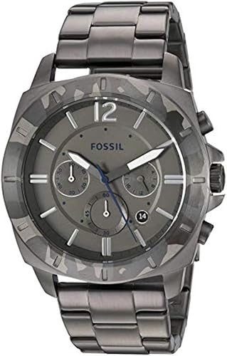 privateer sport chronograph smoke stainless steel watch