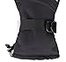 Andorra Men's Cross Country Textured Touchscreen Thinsulate Insulated Ski Glove with Zippered,Black,L