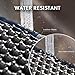 WePet Cat Litter Mat, Kitty Litter Trapping Mat, Large Size, Honeycomb Double Layer, No Phthalate, Urine Waterproof, Easy Clean, Scratch Scatter Control, Catcher Box Pads Rug Carpet 30x25 Inch Grey