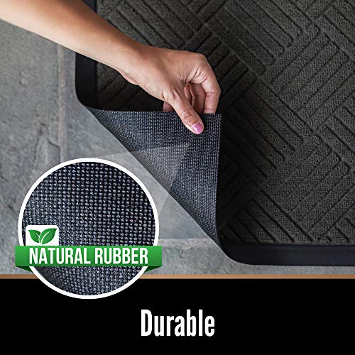 Gorilla Grip AllSeason WeatherMax Doormat, 47x35, Durable Natural