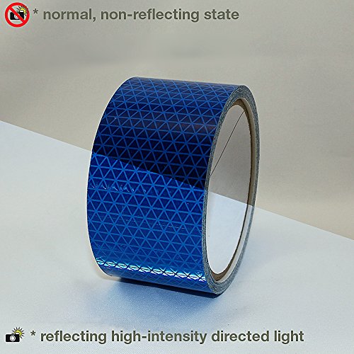 Oralite Microprismatic Conspicuity Tape (V92-DB-COLORS): 2 in. x 15 ft. (Blue)